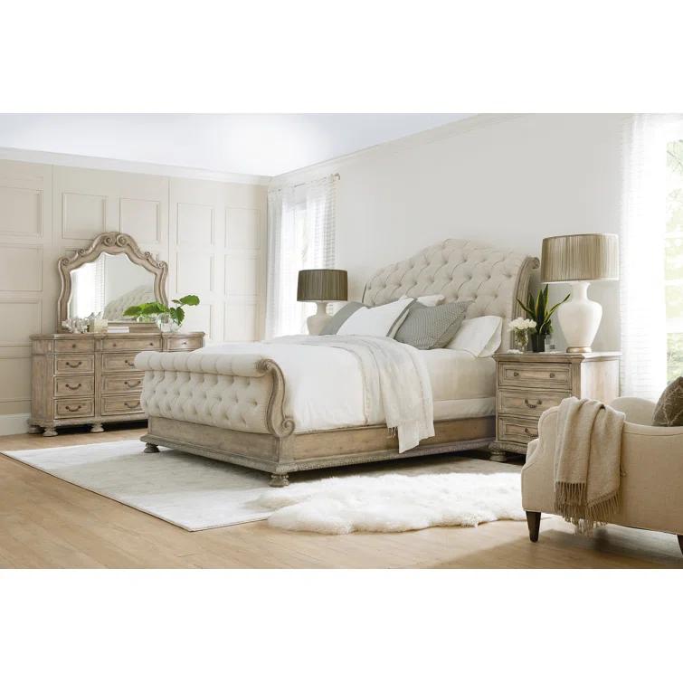 Hooker Furniture Castella Upholstered Sleigh Bed