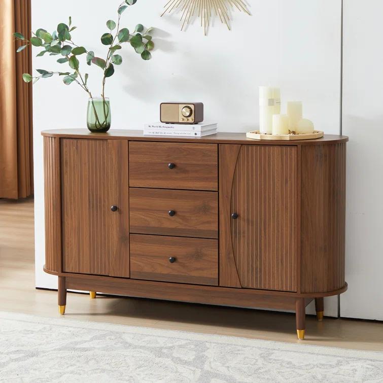 George Oliver Evana 55"Sideboard with 3 Drawer
