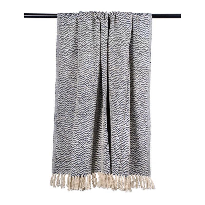 Design Imports Hand Woven Throw Blanket