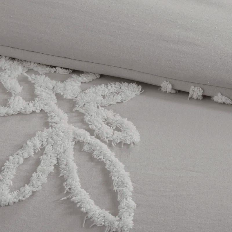 Kelly Clarkson Home Susie Tufted Cotton Chenille Floral Comforter Set