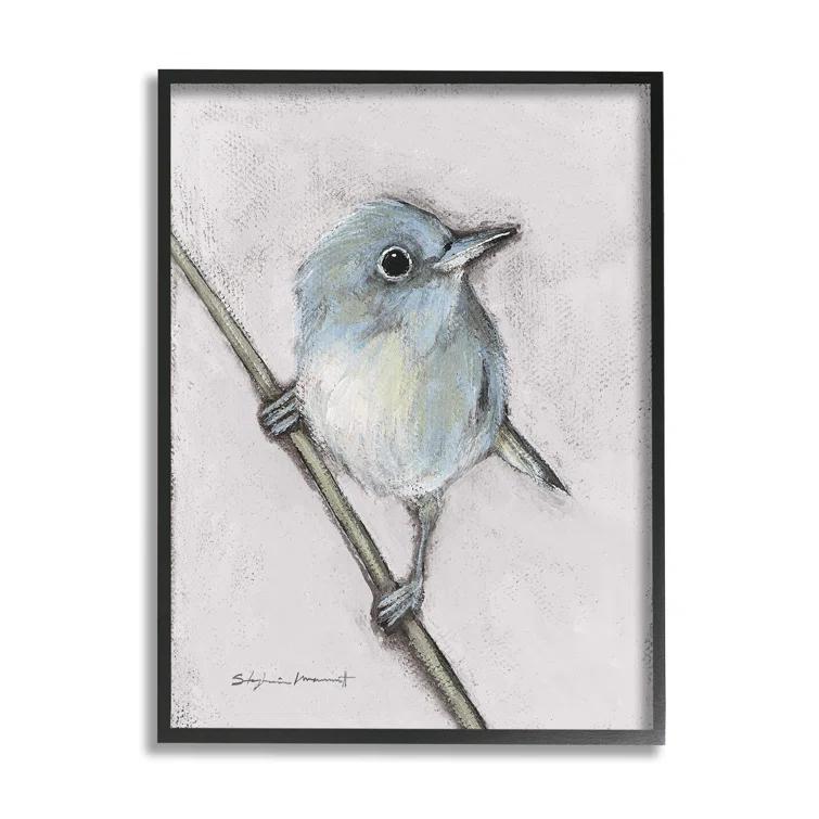 Stupell Industries " Wildlife Perched Bird "