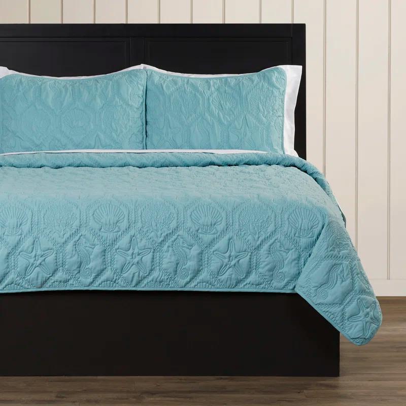 VCNY Shore 3-Piece Embossed Quilt Set & Reviews | Wayfair