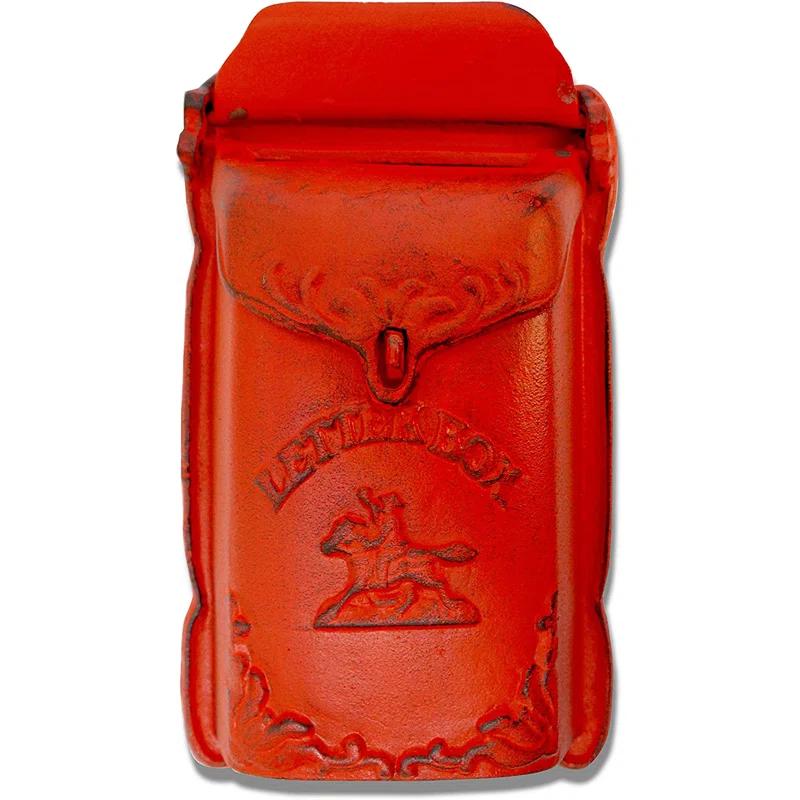 Cara Cast Iron Wall Mounted Mailbox