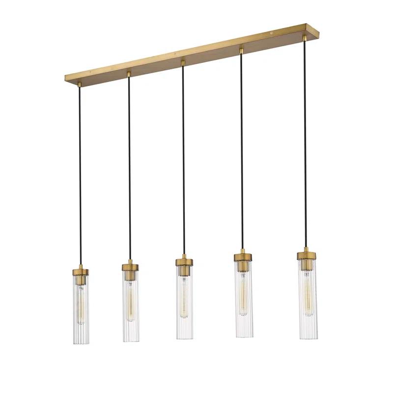 Z-Lite Beau 5 - Light Dimmable Square / Rectangle Chandelier