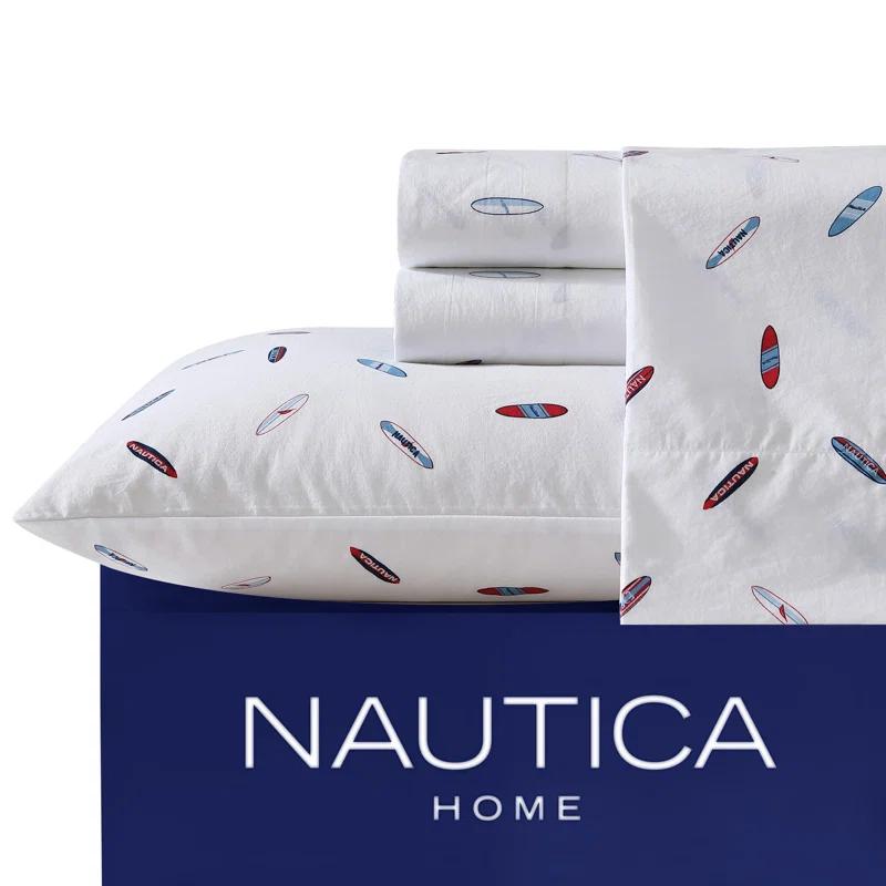 Nautica Nautica Printed Cotton Percale Sheet Sets