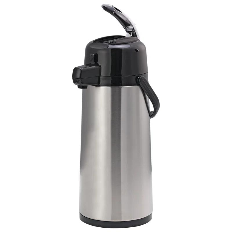 Service Ideas Glass Vacuum Insulated Airpot with Lever Lid