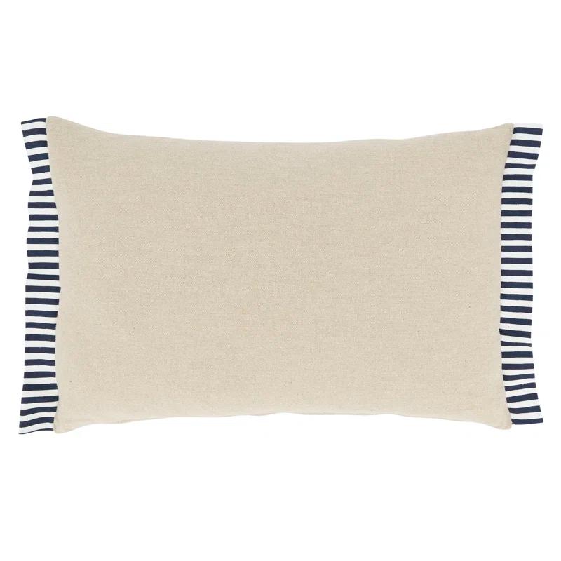 Saro Naviguer Collection Cotton Pillow Cover