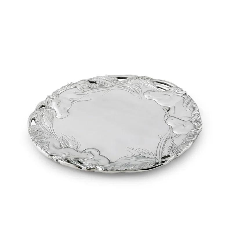 Arthur Court Designs Equestrian Metal Tray