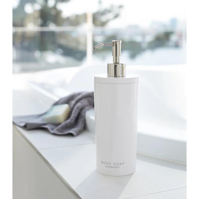 Yamazaki Home Yamazaki Home Body Soap Dispenser, Contemporary Bottle Pump For Shower, 16.9 fluid oz.