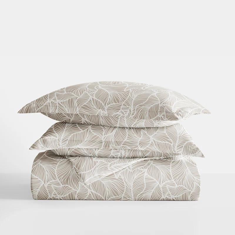 Becky Cameron Patterned Ultra Soft 3 Piece Duvet Cover Set - Serenity