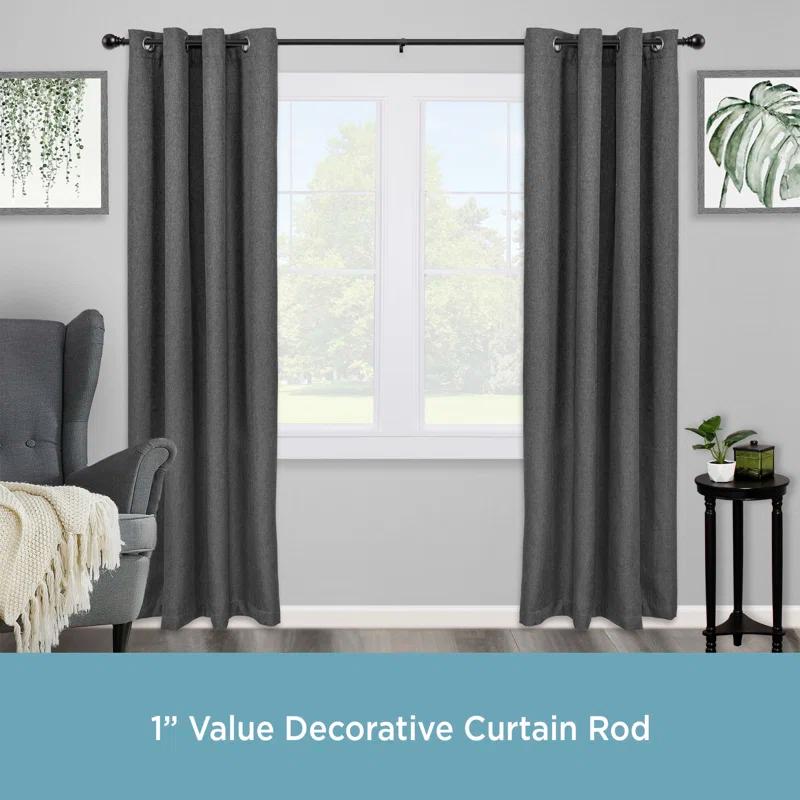 Layla 1" Single Curtain Rod