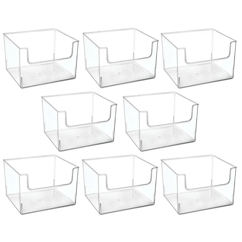 mDesign mDesign Plastic Bathroom Storage Organizer Bin with Open Front