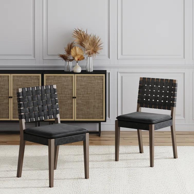Nathan James Upholstered Stool