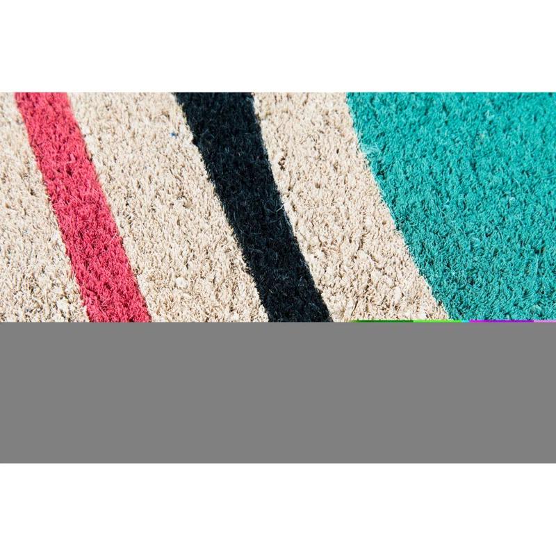 RugSmith Novogratz Aloha ALO-2 Multi Hello 1''6" X 2''6"