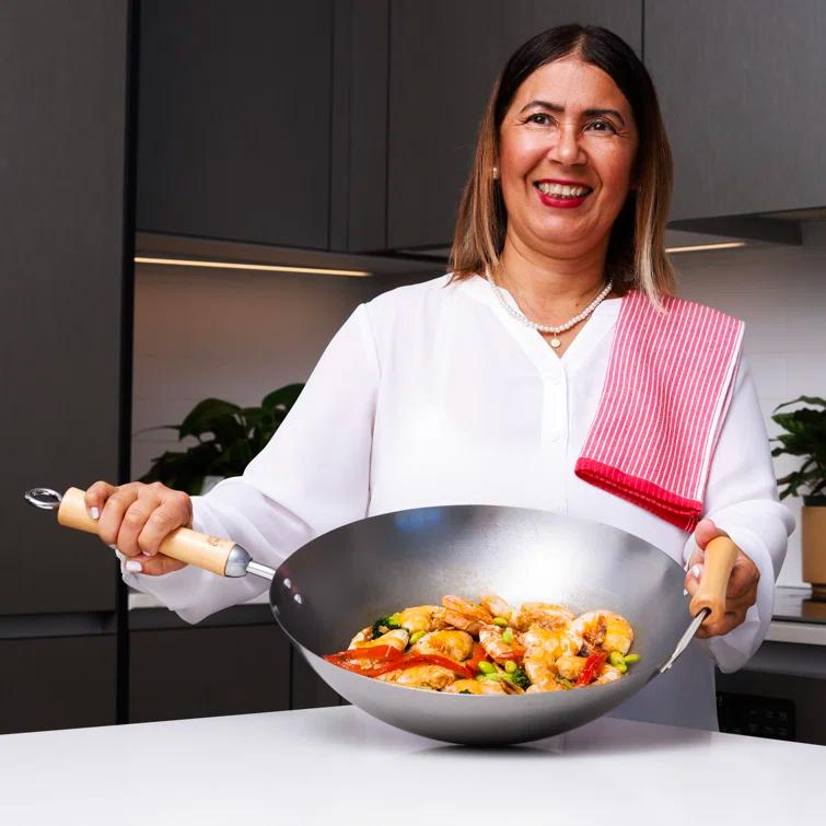 JOYCE CHEN Joyce Chen 14'' Carbon Steel Wok