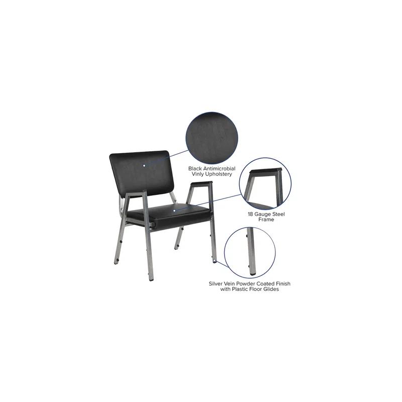 Flash Furniture Adeline 1000 lb. Rated Antimicrobial Bariatric medical Reception Chair