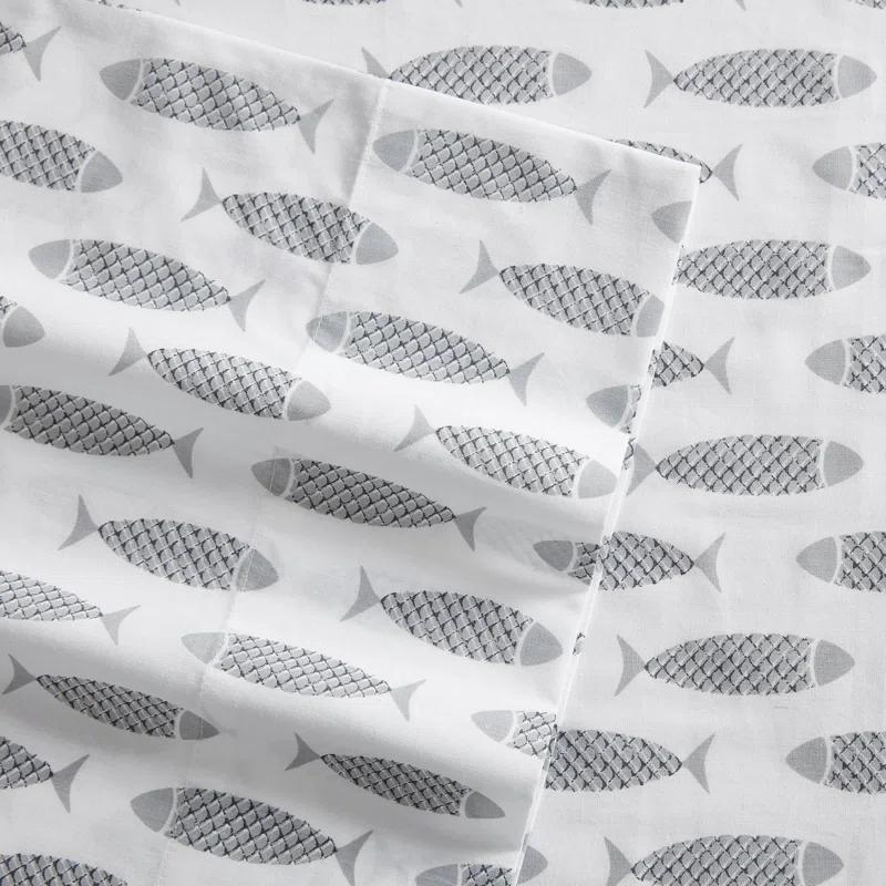Nautica Nautica Printed Cotton Percale Sheet Sets
