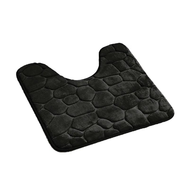 Evideco Pebbles 3D Contour Mat Microfiber Memory Foam 20' x 20"