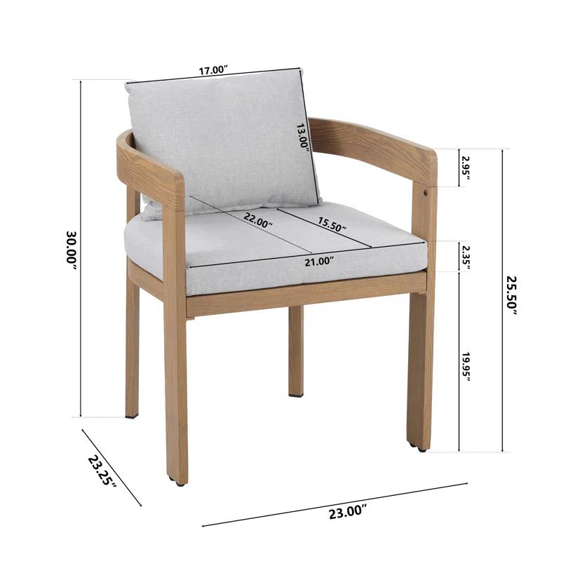 Wade Logan® Jerry Aluminum Dining Chairs (Set of 2)