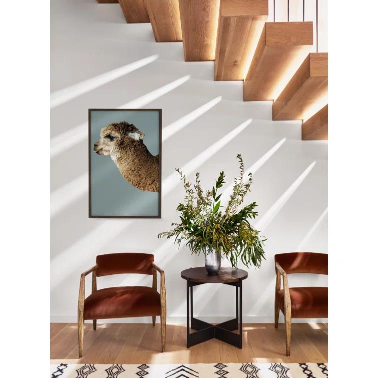 Edith Upholstered Velvet Arm Chair