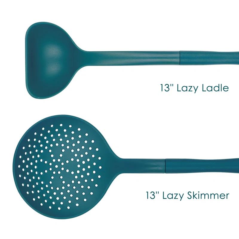 Rachael Ray Rachael Ray Lazy Tool Kitchen / Cooking Utensils Set, 2 Piece, Teal