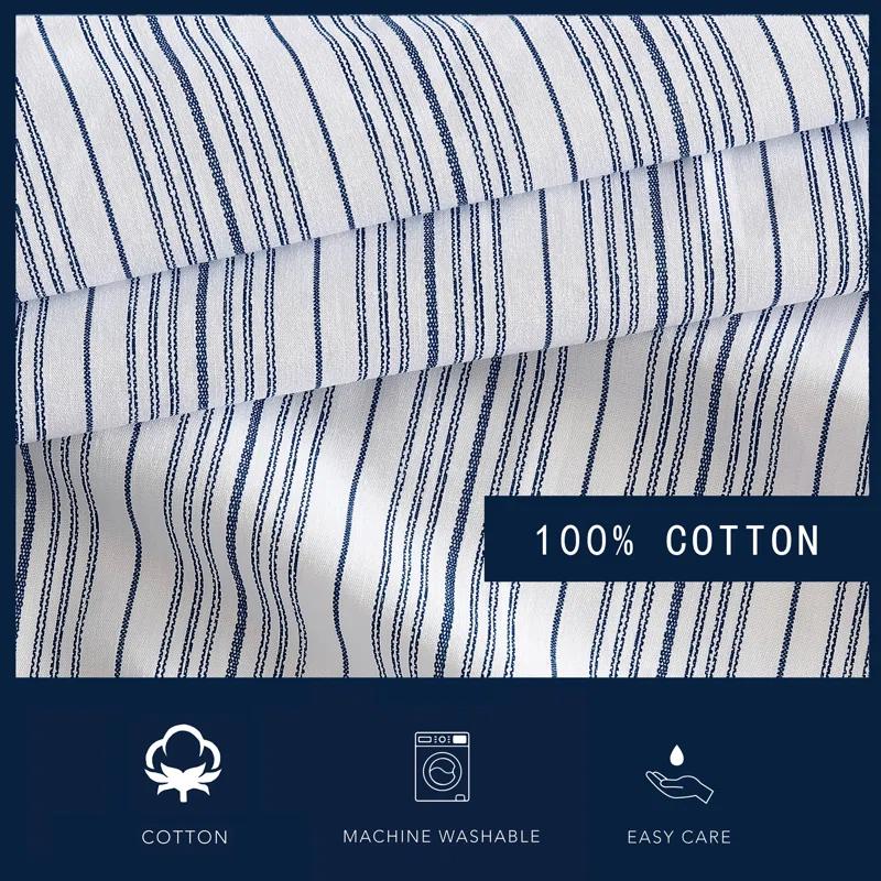Nautica Nautica Percale Cotton Fully Elastic Fitted Sheet