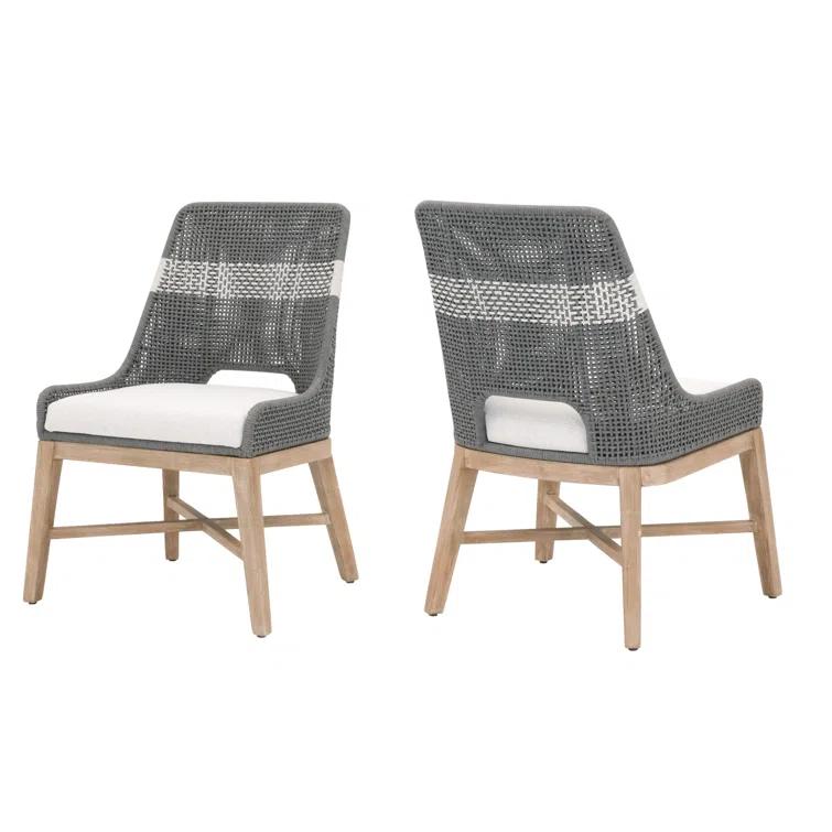Kinnda Indoor / Outdoor Dining Chair (Set of 2) - Dark Gray