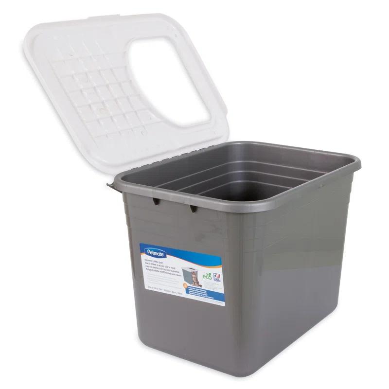 Plastic Enclosed Litter Box