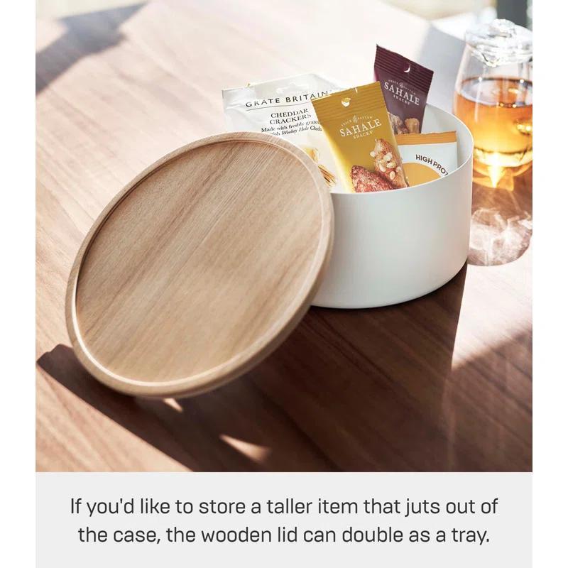 Yamazaki Home Rin Metal Storage Bin