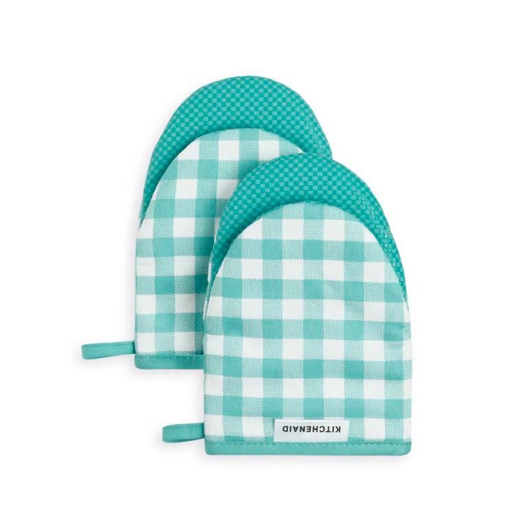 KitchenAid Gingham 2-Piece Oven Mitt (Set of 2)