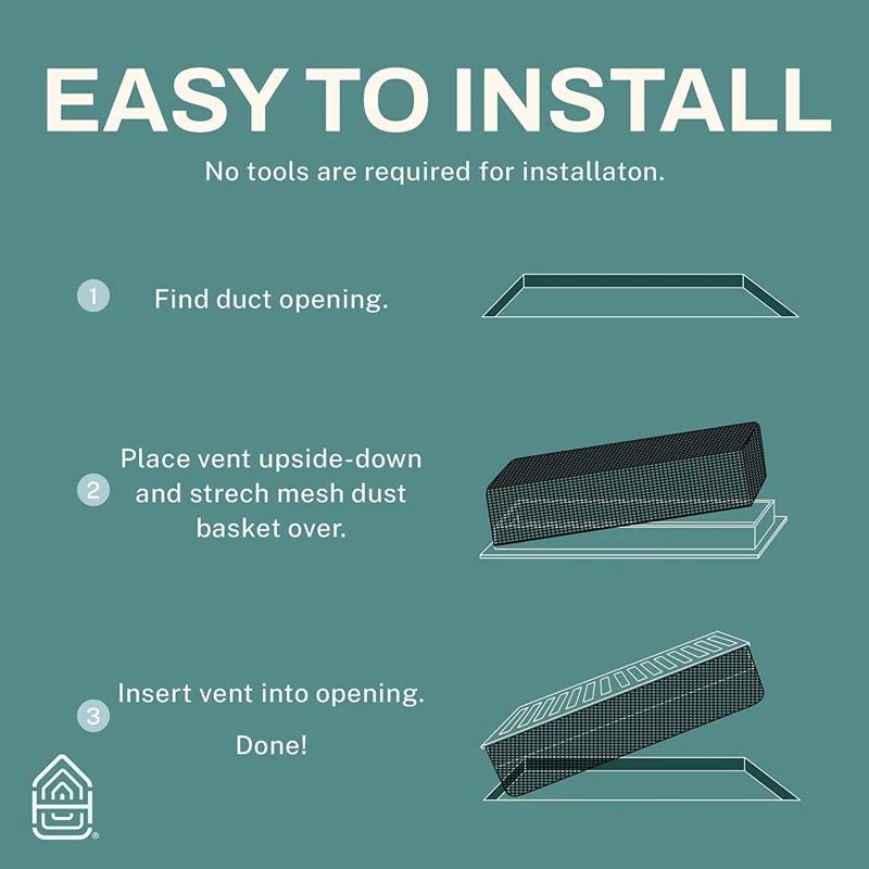 Home Intuition Victorian Floor Vent Cover Register With Mesh Net