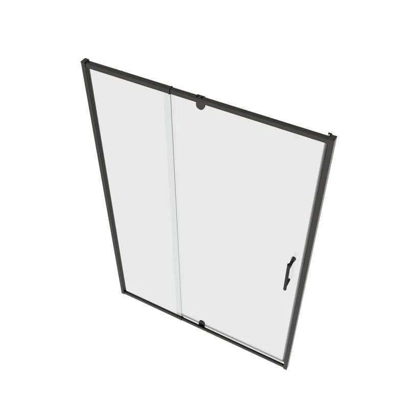Arch Glass Designs 11DD131873LTS 38-42" W x 71" H Flush Glass Shower Door Reversible Installation