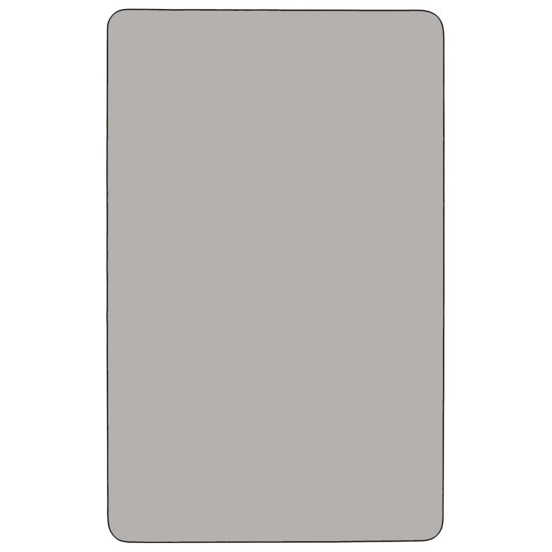 Goddard 24''W x 48''L Rectangular HP Laminate Activity Table - Adjustable Legs