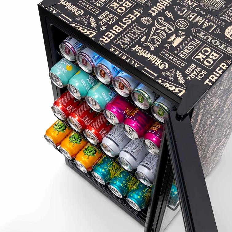 Newair Newair Custom Designed Freestanding 126 Can Beer Fridge with SplitShelf