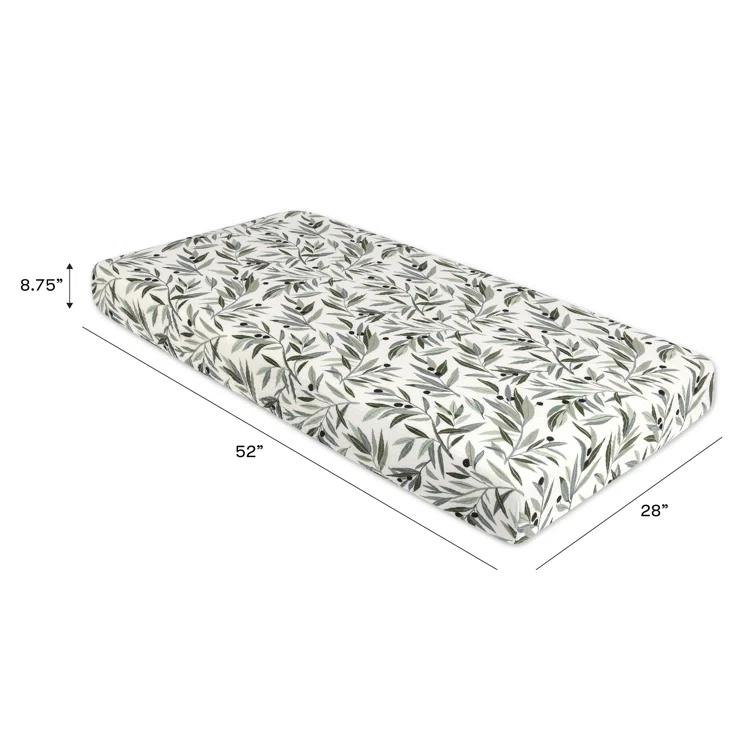 Olive Branches Fitted Crib Sheet