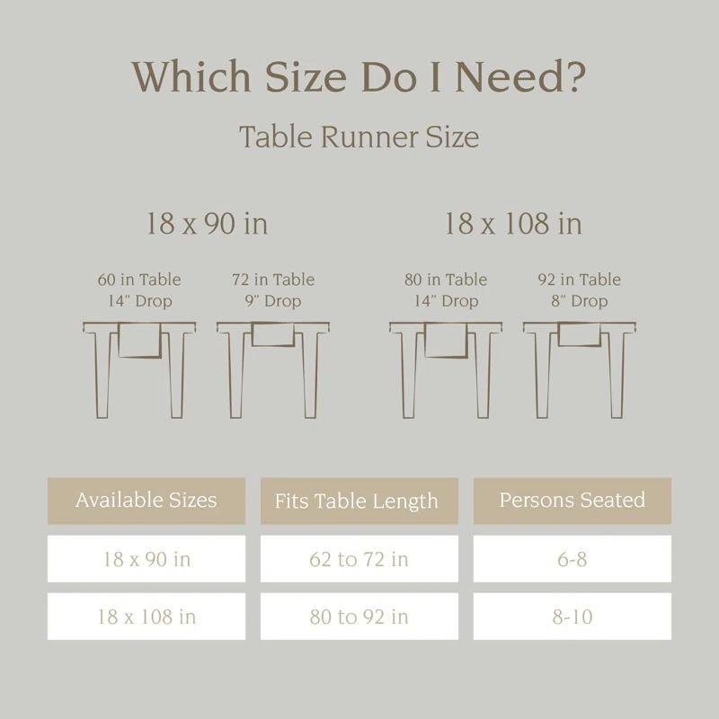 over&back Hand-Blocked Printed Cotton Table Runner