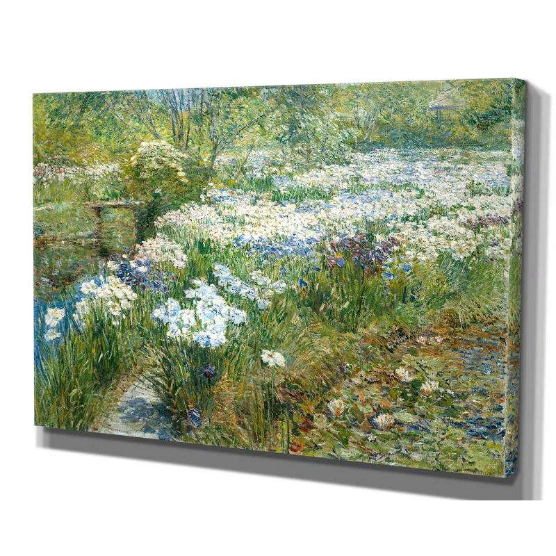 The Twillery Co.® The Water Garden by Claude Monet - Print on Canvas