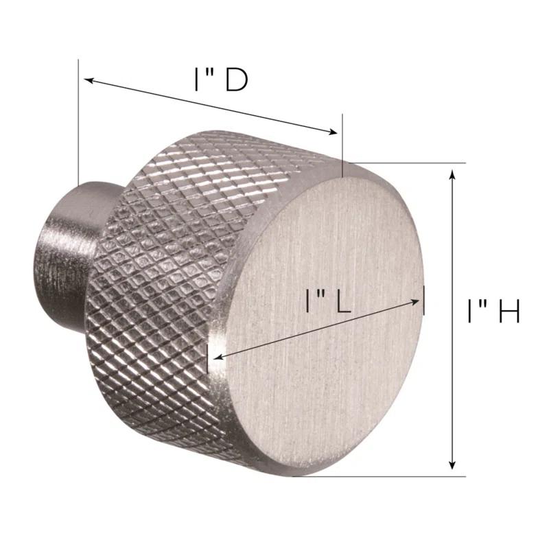 Design House Porter Cabinet Knob for Kitchen Bathroom Closet Dresser Cabinets-5-Pack (Set of 5)