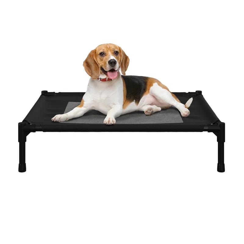 Petmaker PETMAKER 24.5x18.5-Inch Elevated Dog Bed, Black