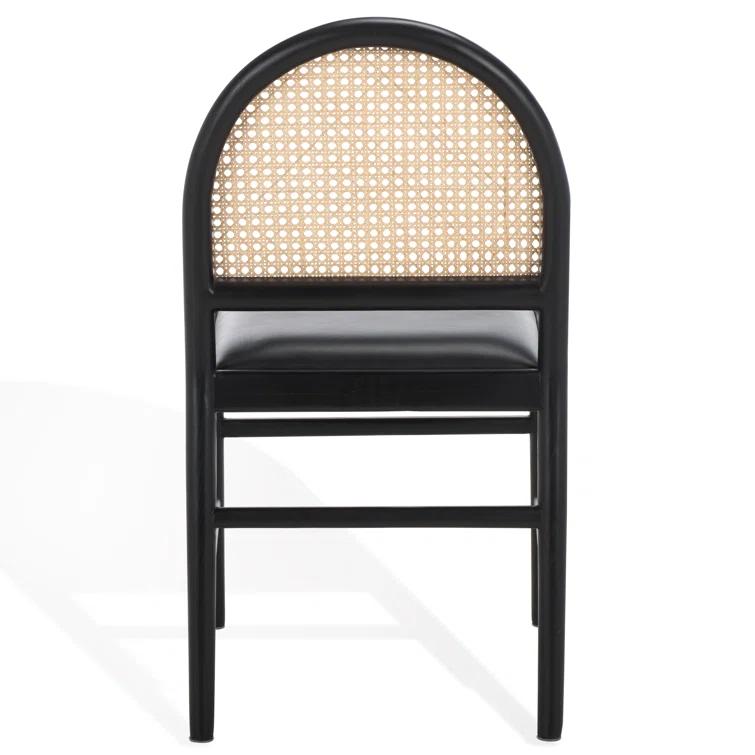 Ottavia Rattan And Leather Dining Chair (Set of 2)