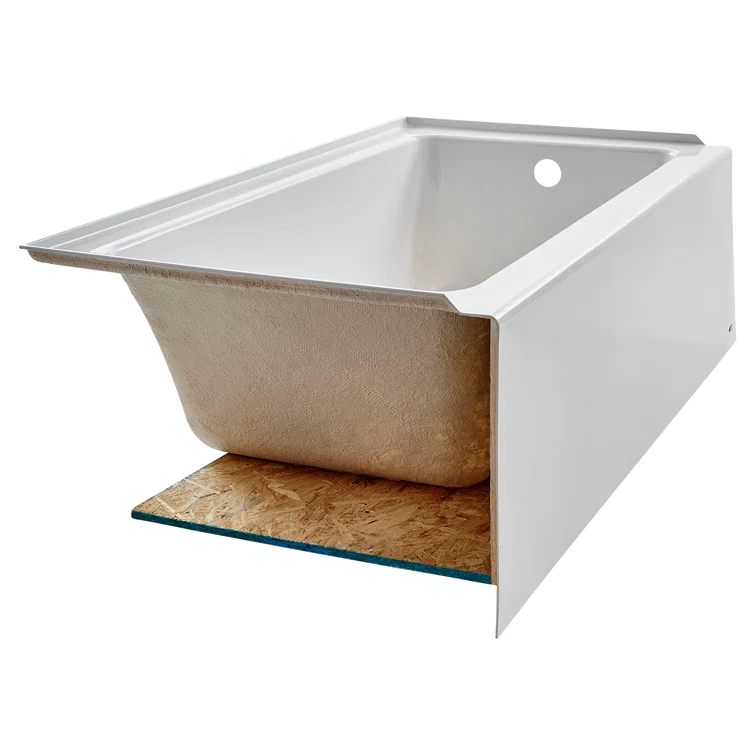 American Standard Studio 60'' x 30'' Alcove / Tile In Soaking Acrylic Bathtub 2973202.011
