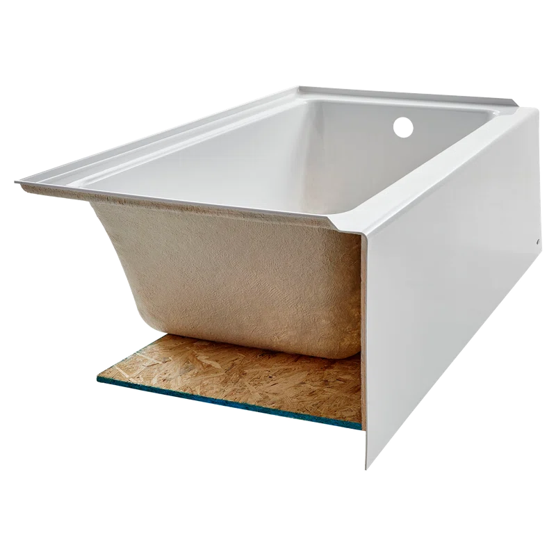 American Standard Studio 60'' x 30'' Alcove / Tile In Soaking Acrylic Bathtub 2973202.011