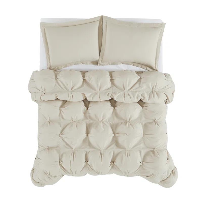 Truly Soft Truly Soft Cloud Puffer Comforter Set – Overfilled, Soft Microfiber