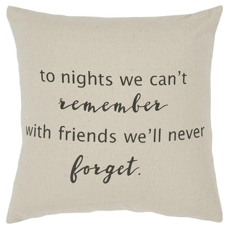 Rizzy Home Cotton Throw Pillow