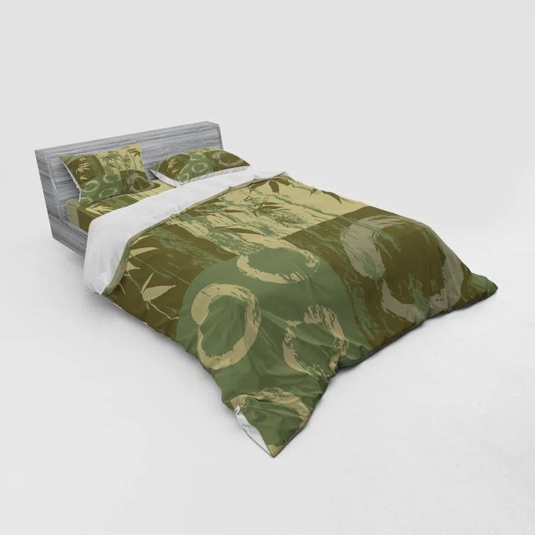 Ambesonne Modern & Contemporary Paisley Duvet Cover Set