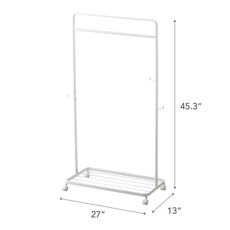 Yamazaki Home Kids Clothes Rack, Steel, Wheels
