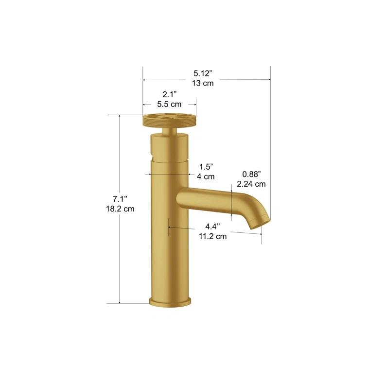 Ancona Nova Single-Hole Single-handle Bathroom Faucet AN-4507