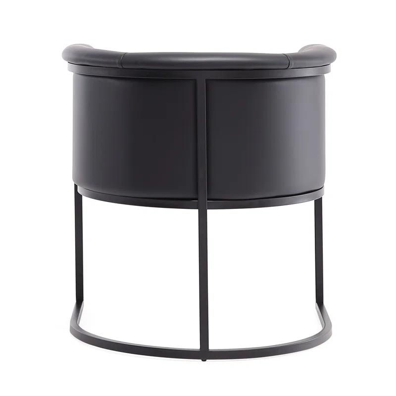 Ceets Bali Saddle And Black Faux Leather Dining Chair (Set Of 2) (Set of 2)