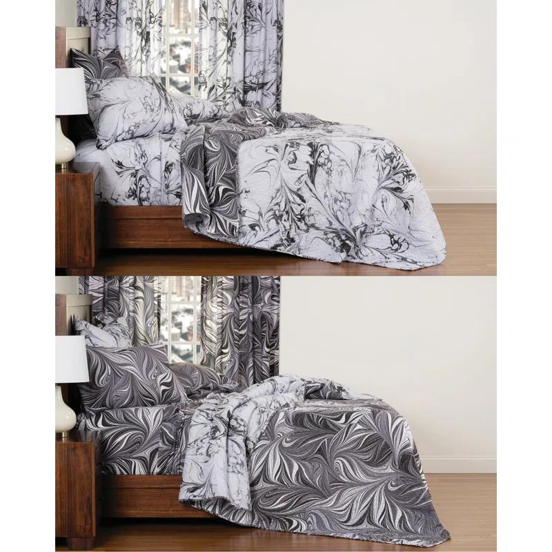 THE ART OF MARBLING Abstract Quilt