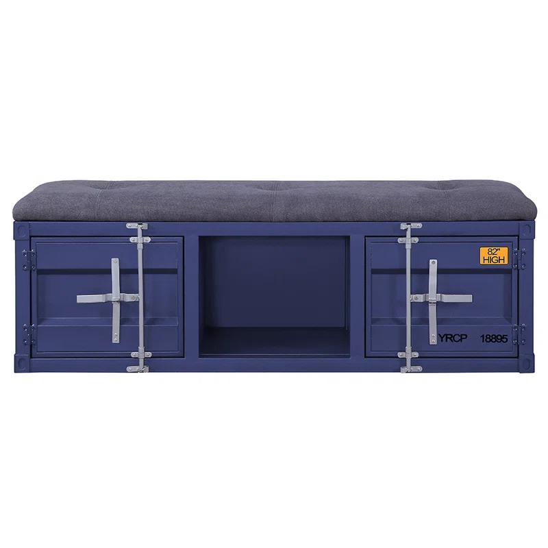 Acme Cargo Fabric Upholstered Storage Bench